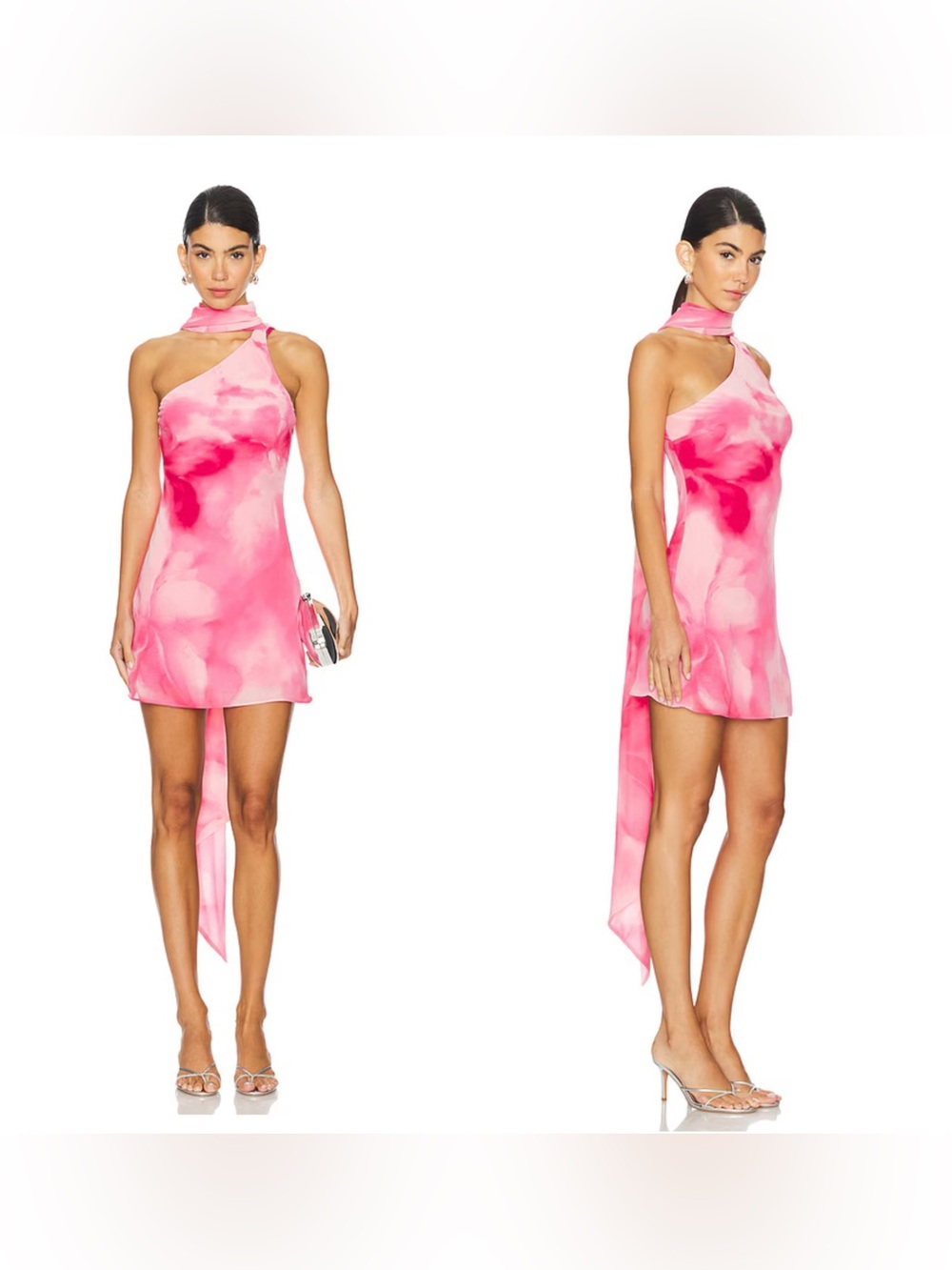 NWT Lovers and Friends Kima Mini Dress in Blur Floral Pink